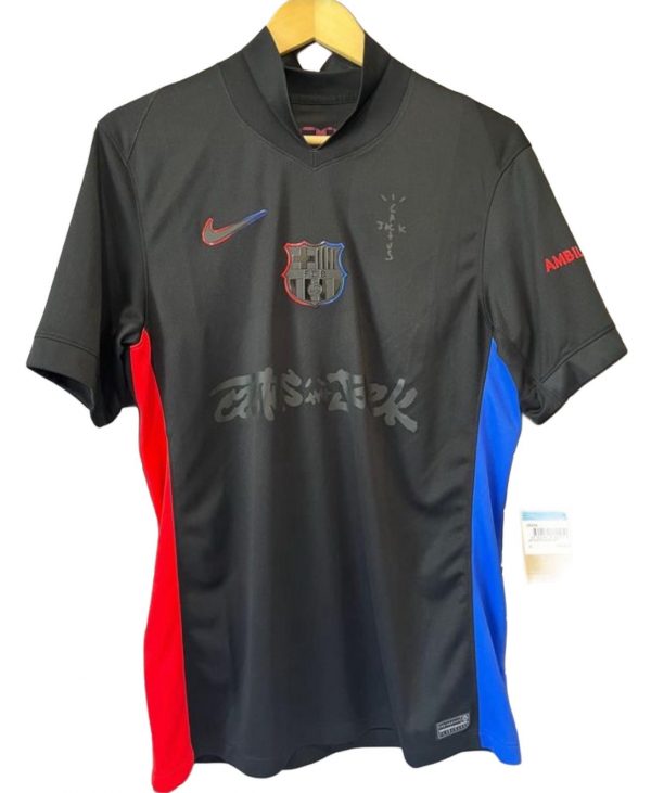 Camiseta Edición Especial Barca Travis Scott Negra 2025